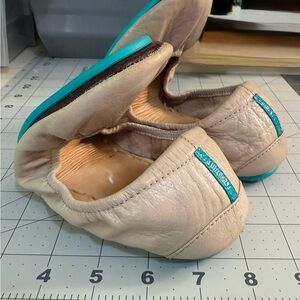 Tieks taupe ballet flat